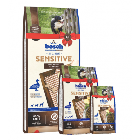 bosch SENSITIVE Antis ir Bulvės 15kg + 4kg